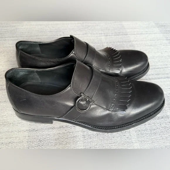 Ferragamo black monk strap 11 - Picture 6 of 9